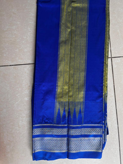 Classic Temple Border Ilkal Saree